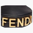 Fendi by Marc Jacobs Nano Fendigraphy Black Leather Charm
