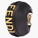 Fendi by Marc Jacobs Nano Fendigraphy Black Leather Charm