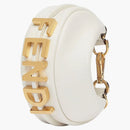 Fendi by Marc Jacobs Nano Fendigraphy White Leather Charm