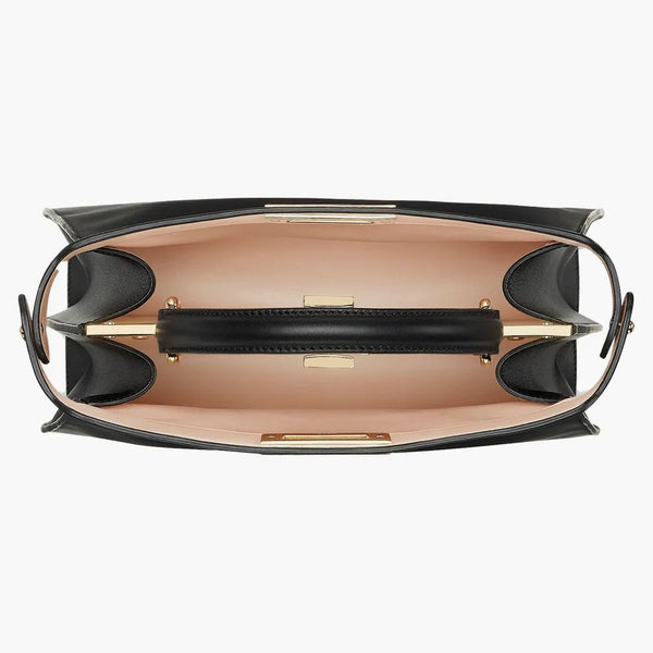 Fendi av Marc Jacobs Peekaboo iseeu Medium Rose Black Leather Bag