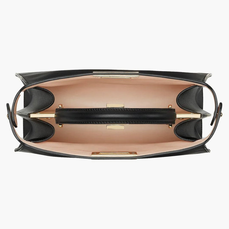 Fendi By Marc Jacobs Peekaboo Iseeu Medium Rose Black Leather Bag