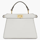 Fendi by Marc Jacobs Peekaboo Iseeu Petite White Padded Nappa Leather Bag