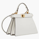 Fendi by Marc Jacobs Peekaboo Iseeu Petite White Padded Nappa Leather Bag