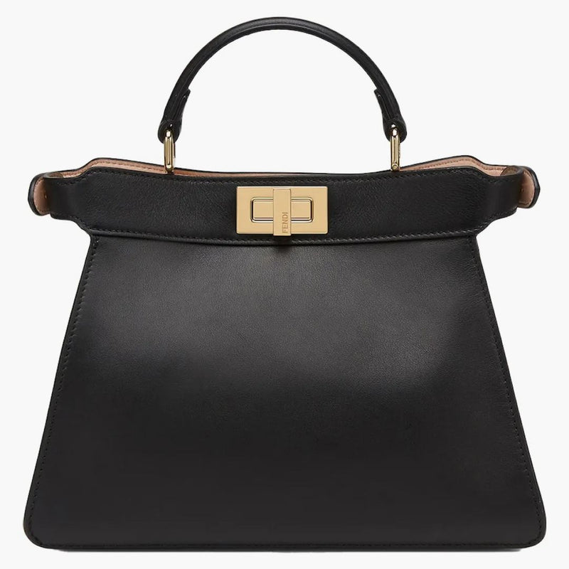 Fendi di Marc Jacobs Peekaboo ISeeu Small Black Leather Borse