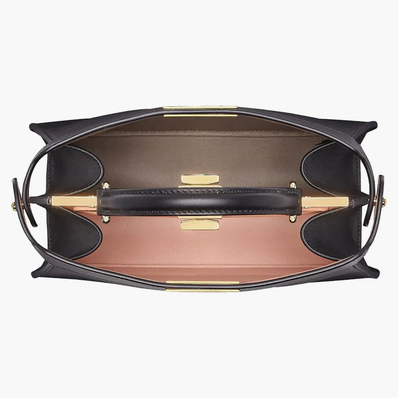 Fendi di Marc Jacobs Peekaboo ISeeu Small Black Leather Borse