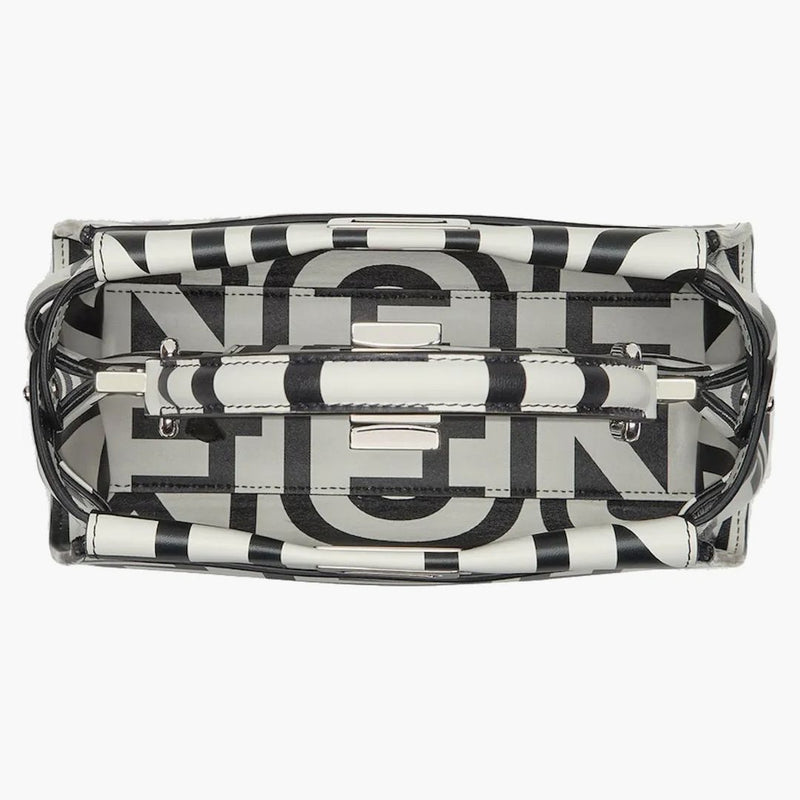 Fendi av Marc Jacobs Peekaboo Mini Tvåfärgad läderväska