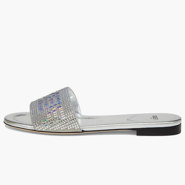 Fendi av Marc Jacobs signatur glider silverläder