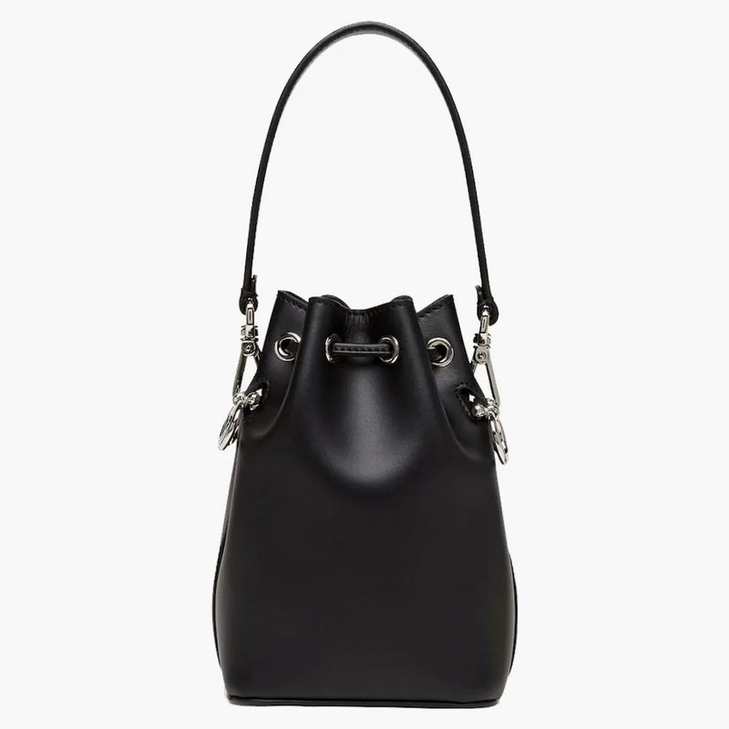 Fendi av Marc Jacobs Small Mon Tresor Black Leather Mini-väska