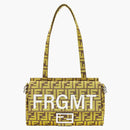 Fendi X Frgmt FF Fabric Bag Baguette Foldable Yellow