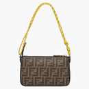 Fendi X Frgmt X Pokemon FF Fabric Bag Baguette Pouch Multicolor