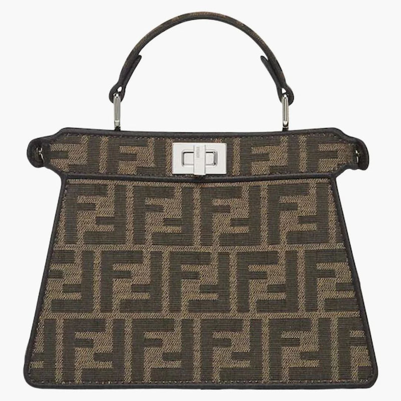 Fendi x frgmt x pokemon ff tygpåse peekaboo iseeu petite multicolor