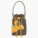 Fendi X Frgmt X Pokemon FF Fabric Mini Bag Mon Tresor Multicolor