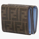 Fendi X Frgmt X Pokemon FF Fabric Wallet Brown