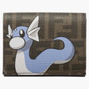 Fendi X Frgmt X Pokemon FF Fabric Wallet Brown