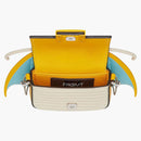 Fendi X Frgmt X Pokemon Nappa Leather Charm Nano Baguette Charm Yellow