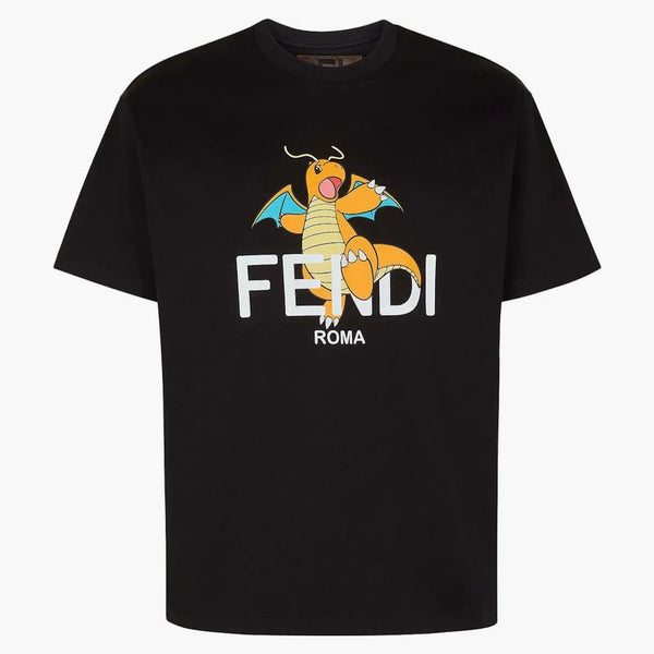 Fendi x frgmt x pokemon t-shirt svart