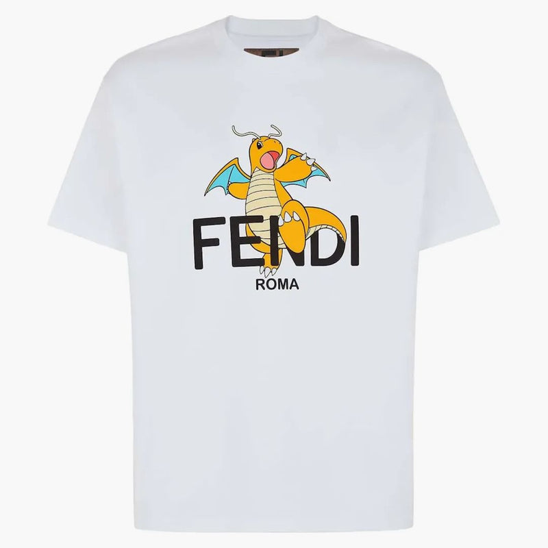 Fendi x frgmt x pokemon t-shirt vit