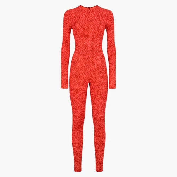 Fendi X Skims Crew Neck Full Onesie Georgia