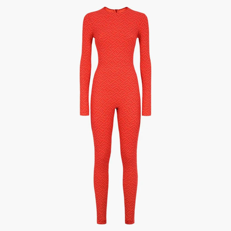Fendi X Skims Crew Neck Full Onesie Georgia