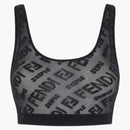 Fendi X Skims Hosiery Bralette Black