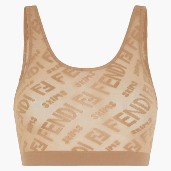 Fendi X Skims Hosiery Bralette California