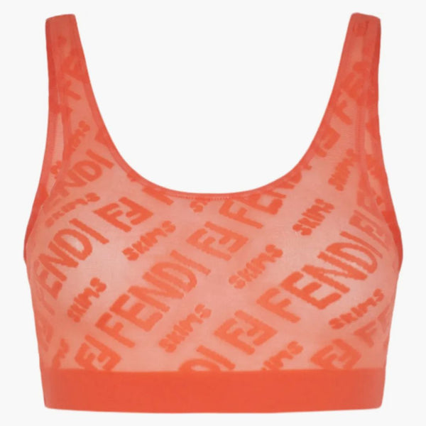 Fendi X Skims Hosiery Bralette Georgia