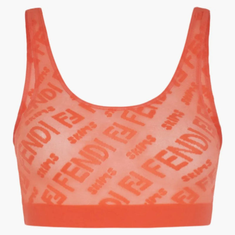 Fendi X Skims Hosiery Bralette Georgia