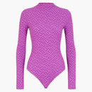 Fendi X Skims Mock Neck Long Sleeve Bodysuit Colorado