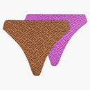 Fendi X Skims Pack Of 2 High Leg Bikini Colorado/california