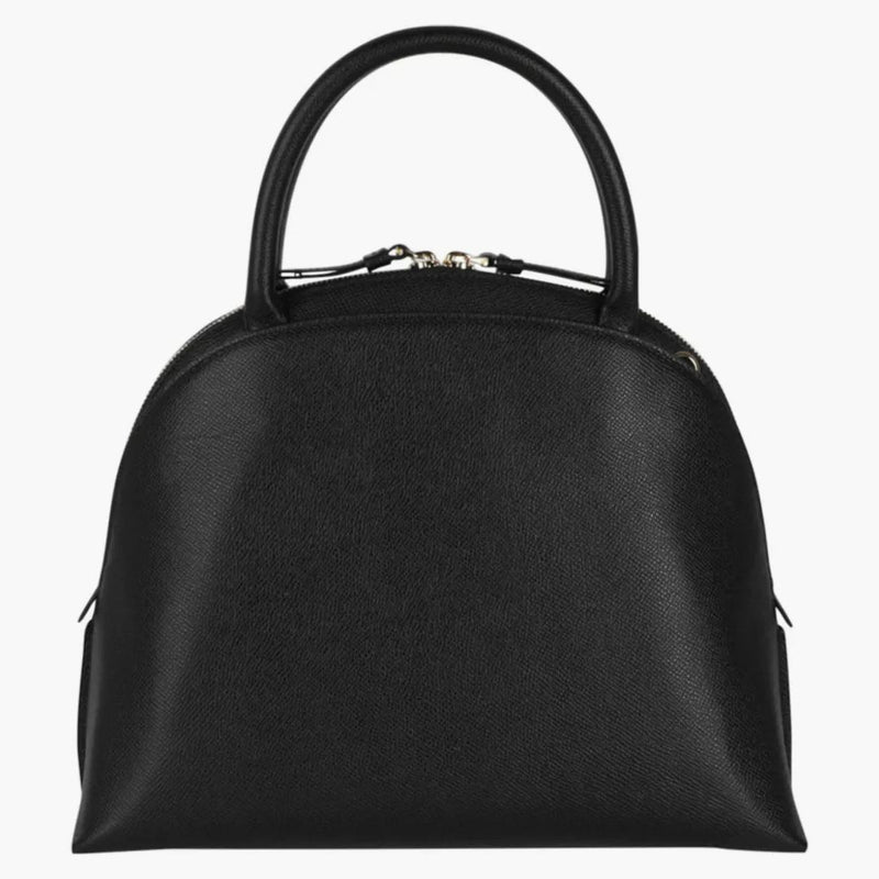 Ferragamo Gancini Medium Top Handle Black