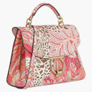 Ferragamo Margot Gancio Plant-Print Shoulder Bag Multi