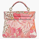 Ferragamo Margot Gancio Plant-Print Shoulder Bag Multi
