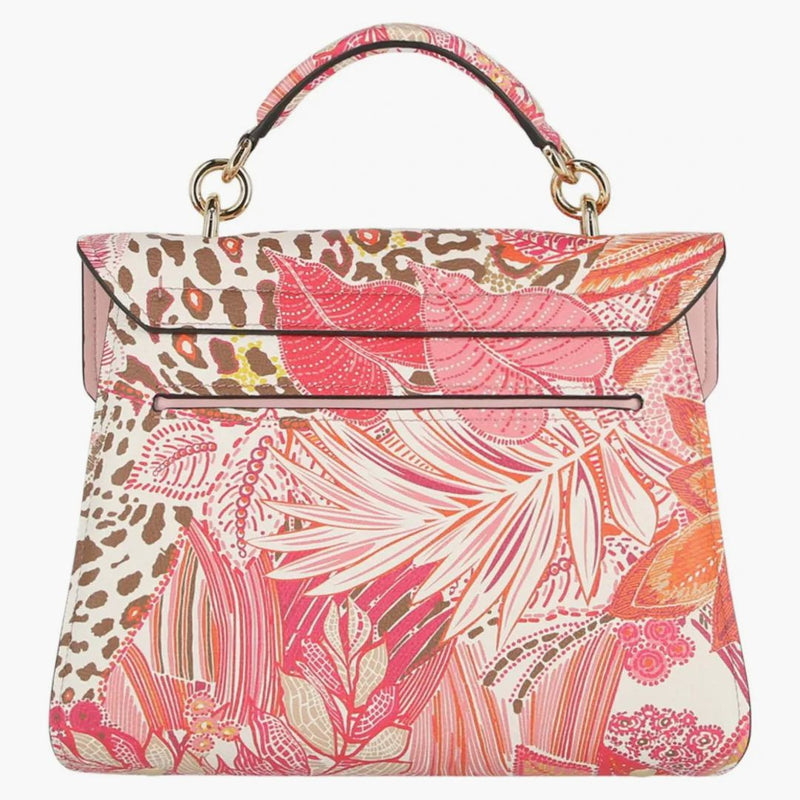 Ferragamo Margot Gancio Plant-Print ramenní taška multi