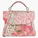 Ferragamo Margot Gancio Plant-Print Shoulder Bag Multi