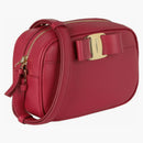 Ferragamo Vara Bow Camera Crossbody Pink