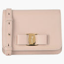 Ferragamo Vara Bow Crossbody Light Pink