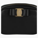 Ferragamo Vara Bow Leather Crossbody Black