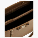 Ferragamo Vara Bow Smooth Leather Dead Camel