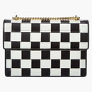 Ferragamo Vara Clutch Black/White
