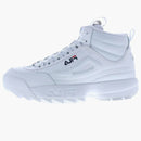 Fila Disruptor II Mid White Navy Red (Women's)
