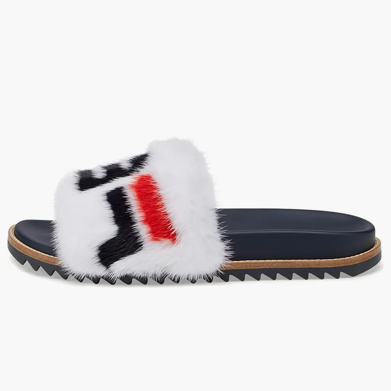 FILA Fendi Slides Mink White