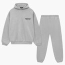 Fear of God Essentials Fleece (FW24) Light Heather Gray - Set (Hoodie & Sweatpant)