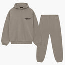 Fear of God Essentials Fleece (FW24) Heather Gray - Set (Hoodie & Sweatpant)