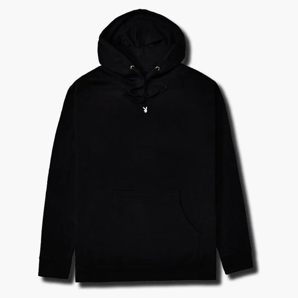 Fragment möter Playboy Pink Bunny Hoodie Black