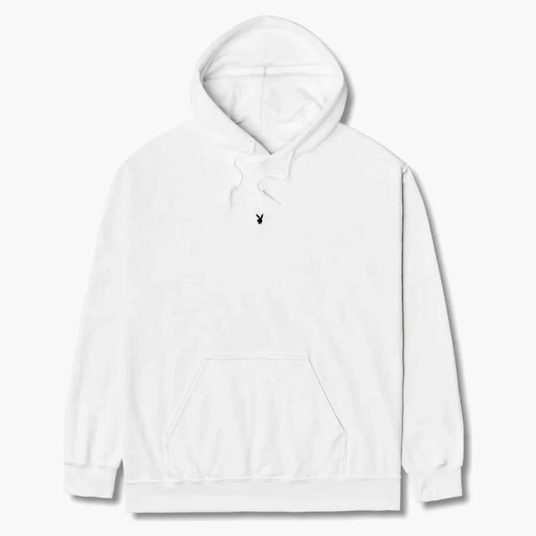 Fragment möter Playboy Purple Bunny Hoodie White