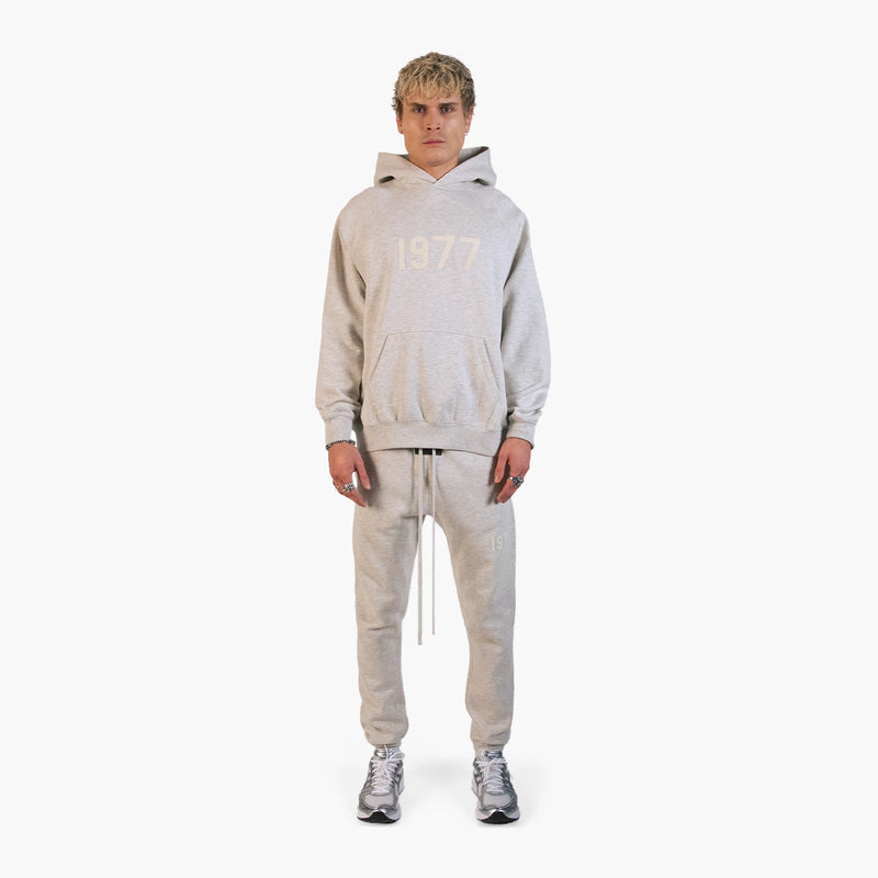 Fear Of God Essentials 1977 Set - Light Oatmeal (Hoodie & Sweatpant)