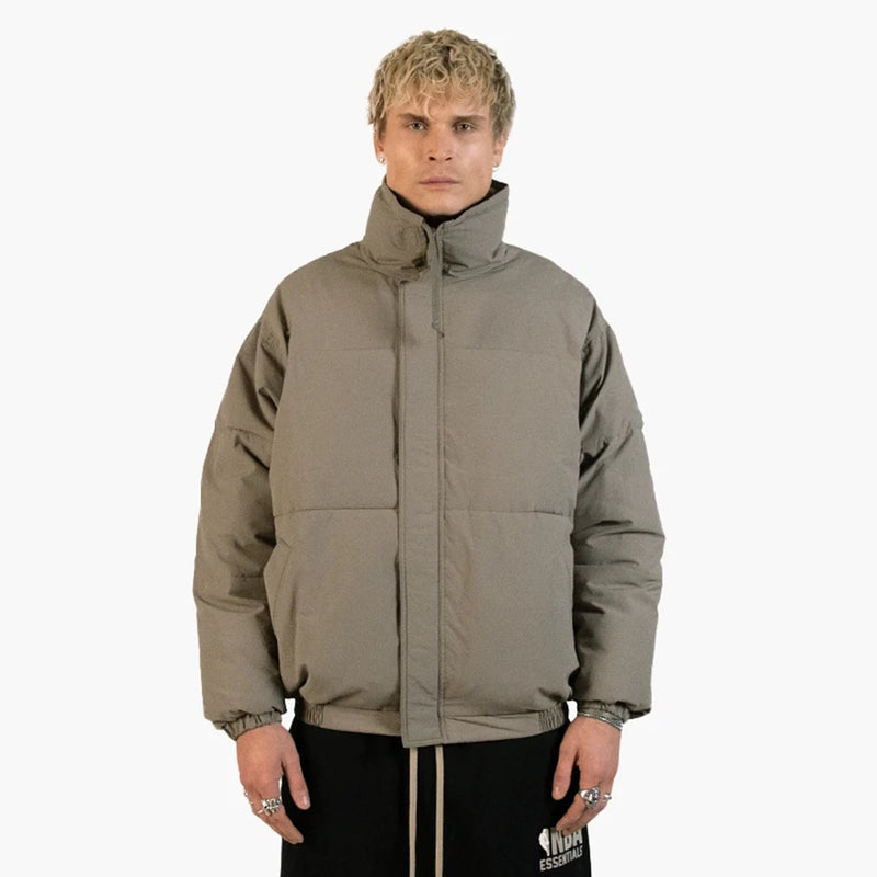 Fear Of God Essentials Puffer Jacket Taupe