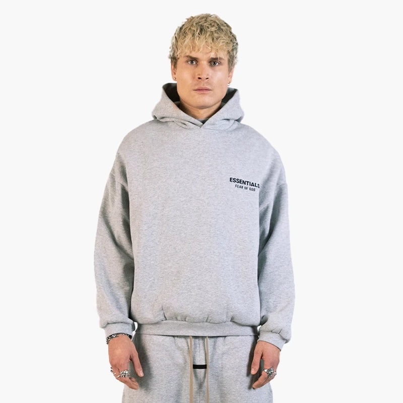 Fear Of God Essentials Fleece Hoodie Light Heather Gray