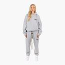 Fear of God Essentials Fleece (FW24) Light Heather Gray - Set (Hoodie & Sweatpant)