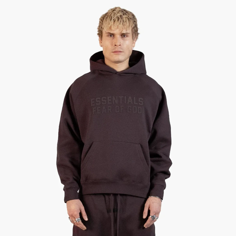 Fear Of God Essentials Hoodie Plum